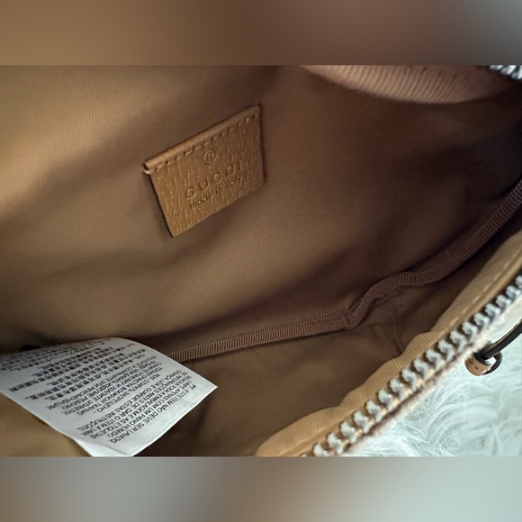 GUCCI Interlocking G Star Childrens Kids Crossbody Belt Bag Fanny Brown Corduroy - Picture 9 of 14